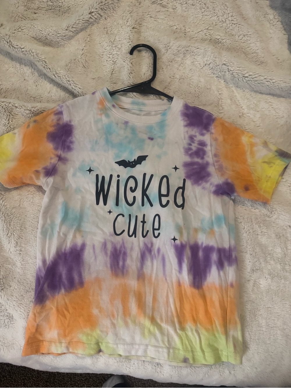 Tie-Dye "Wicked Cute" Graphic Tee